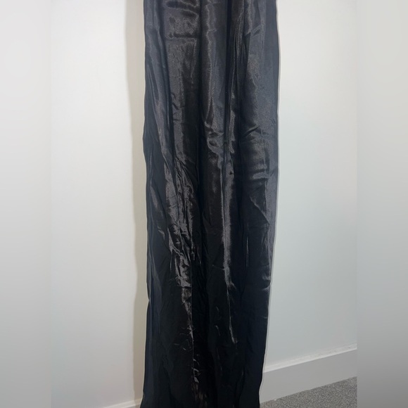 MESHKI new Claire Satin Drape Back Maxi Dress XL - Picture 6 of 15